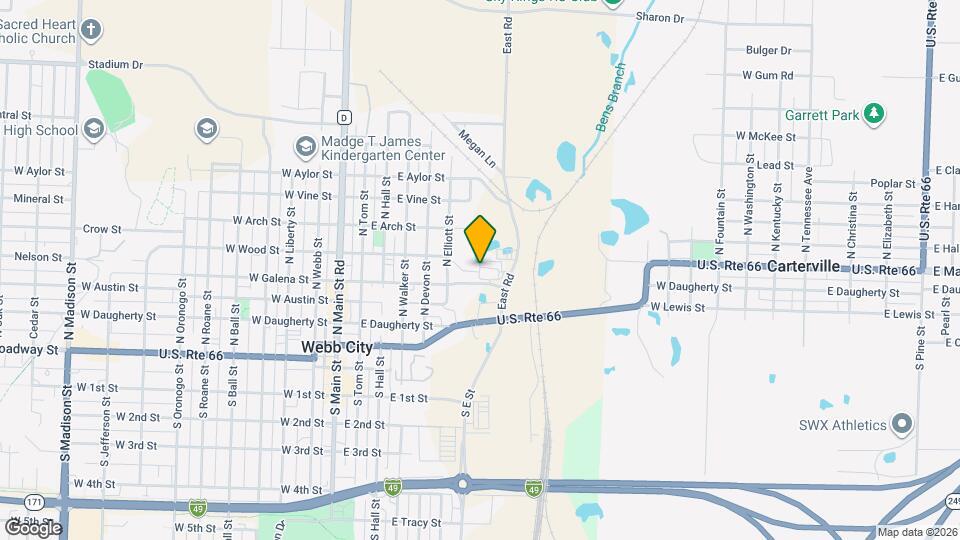 408 Carson Way Map and Location Details