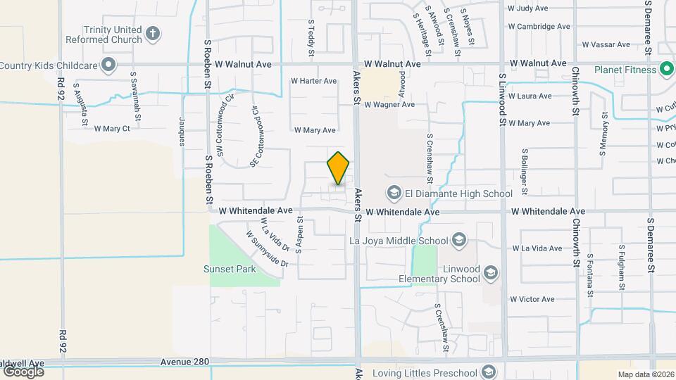 2633 S Maselli St Map and Location Details
