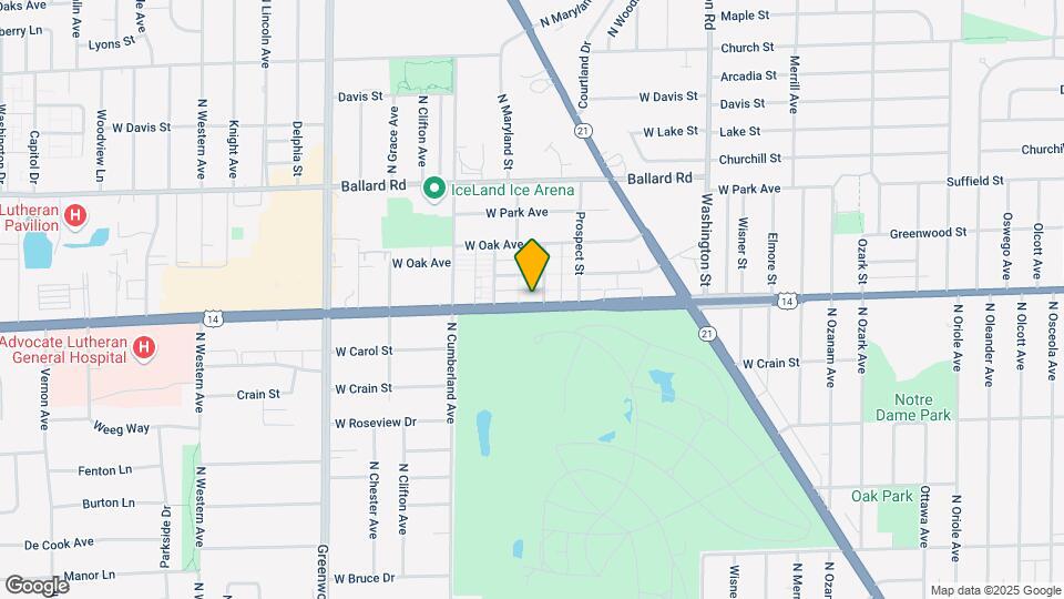 8256 W Dempster St Map and Location Details