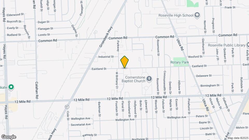 16682 Eastland St Map and Location Details