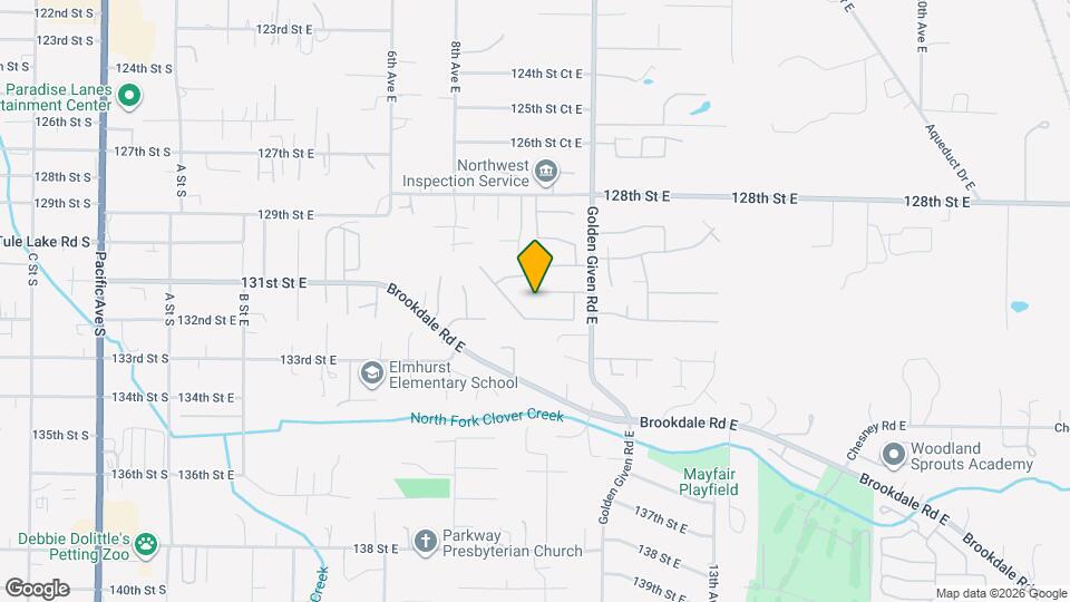 904 130th St Ct E Map and Location Details