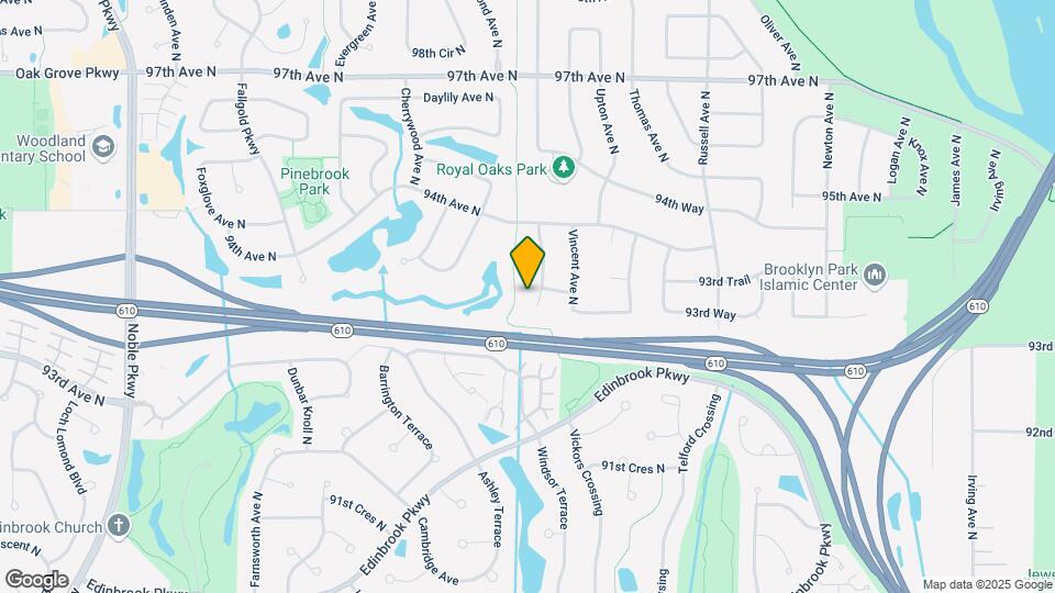 9315 Washburn Ave N Map and Location Details