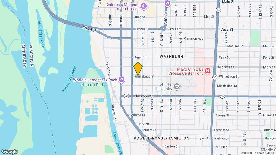 416 Winnebago St Mapa y Detalles de la Ubicación