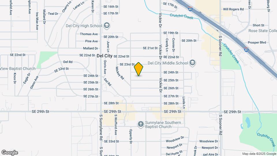 4517 SE 25th St Map and Location Details