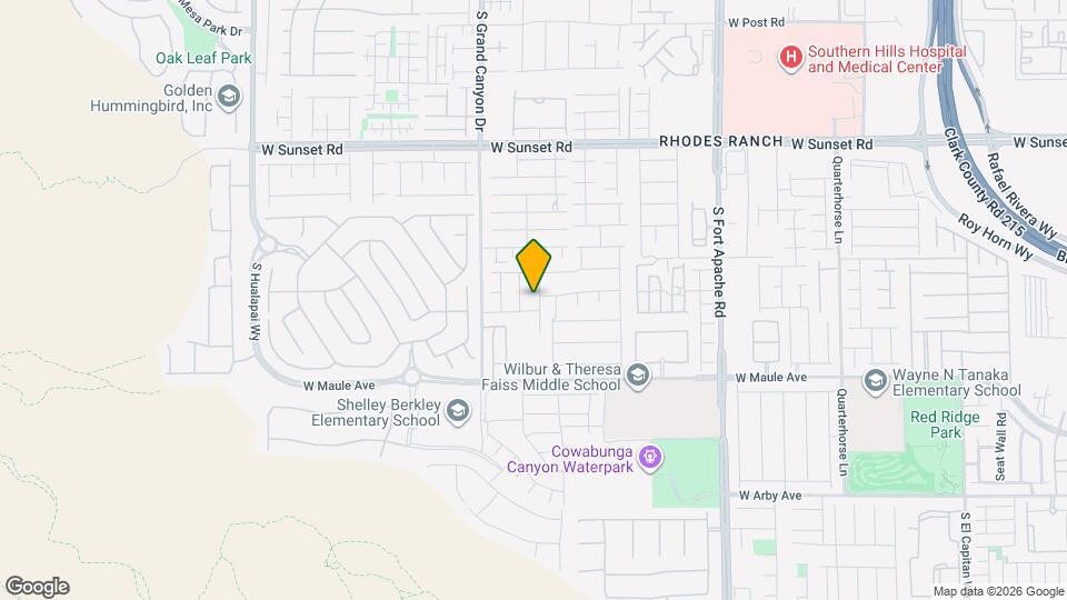 6763 Bison Creek St Map and Location Details