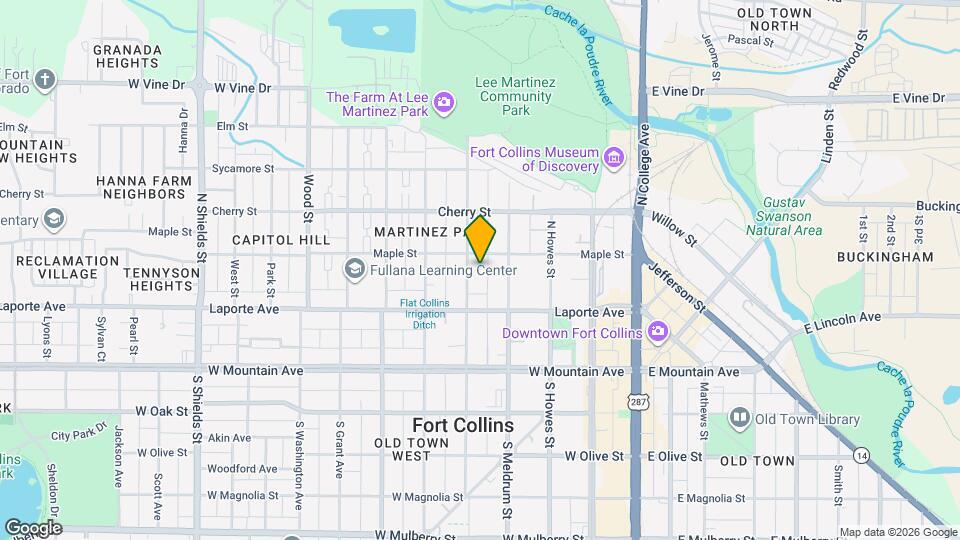 234 N Sherwood St Map and Location Details