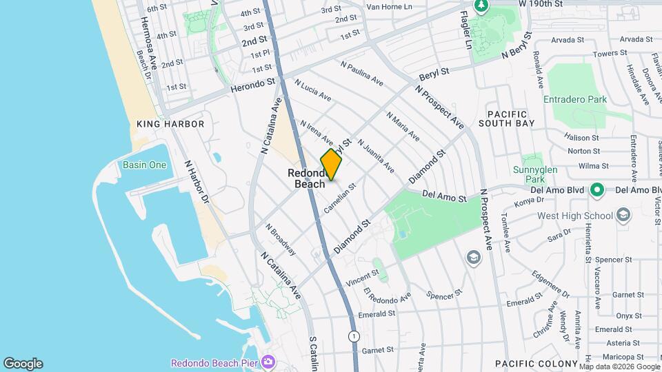 613 N Guadalupe Ave, Unit 1 Map and Location Details