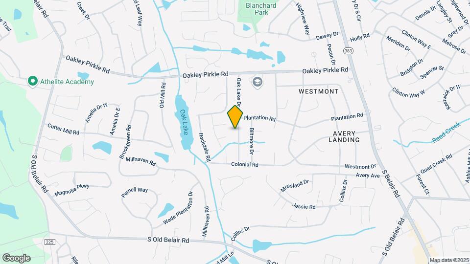 321 Oak Lake Dr Map and Location Details