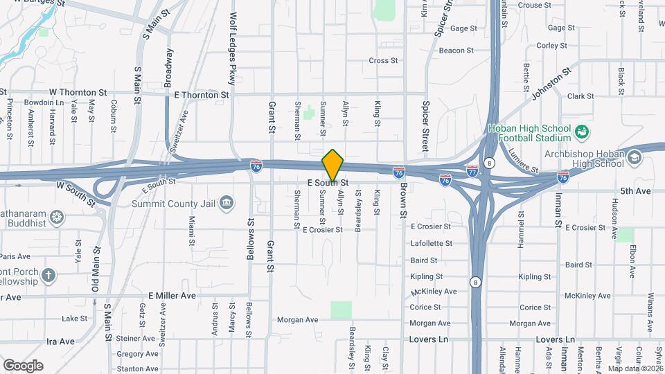 362 E South St Map and Location Details