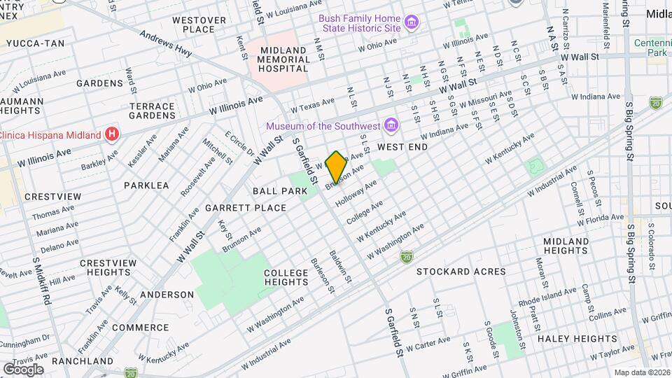 2101 Brunson Ave Map and Location Details