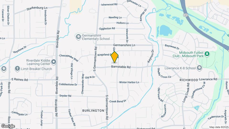 7280 Barnstable Rd Map and Location Details
