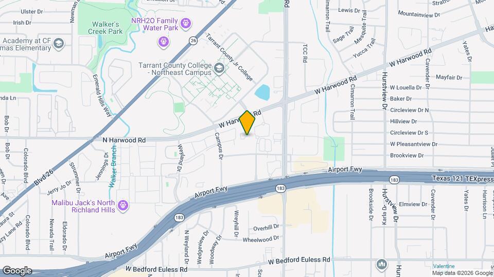 827 W Harwood Rd Map and Location Details