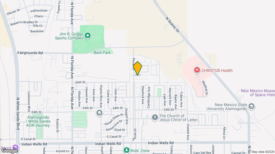 1503 American Way Map and Location Details