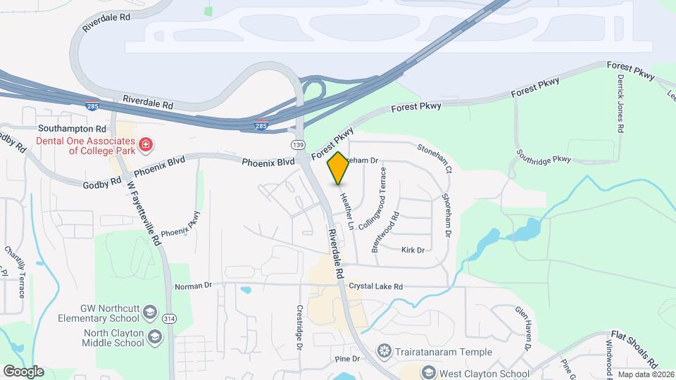 5205 Heather Ln Map and Location Details