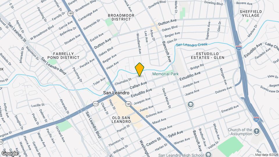 351 Chumalia St, Unit D Map and Location Details