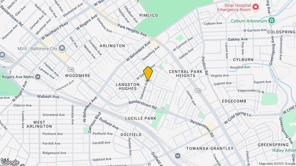 3603 Oakmont Ave Map and Location Details