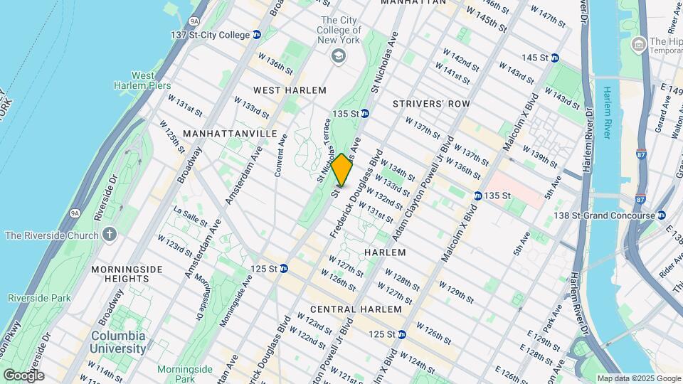 418 Saint Nicholas Ave Mapa y Detalles de la Ubicación