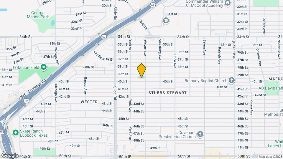 5004 40th St Map and Location Details
