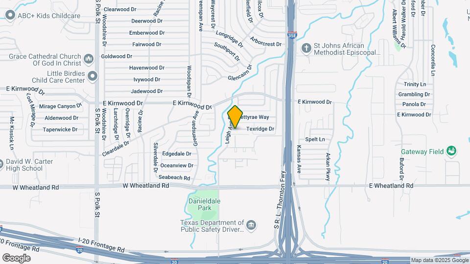 8040 Texridge Dr Map and Location Details
