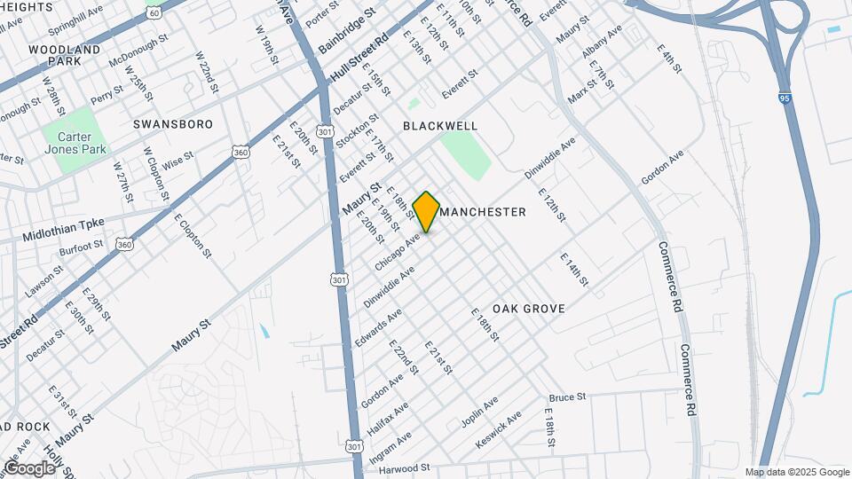 713 E 18th St Map and Location Details