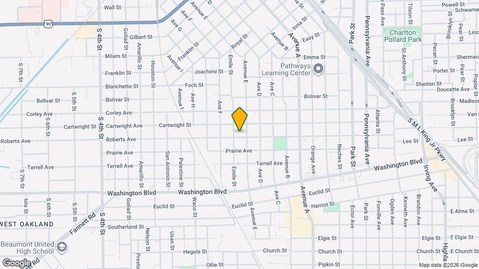 1834 Roberts Ave Map and Location Details