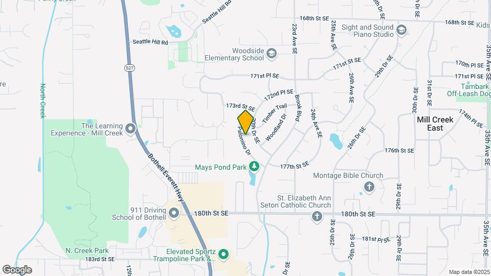 17509 Palomino Dr Map and Location Details