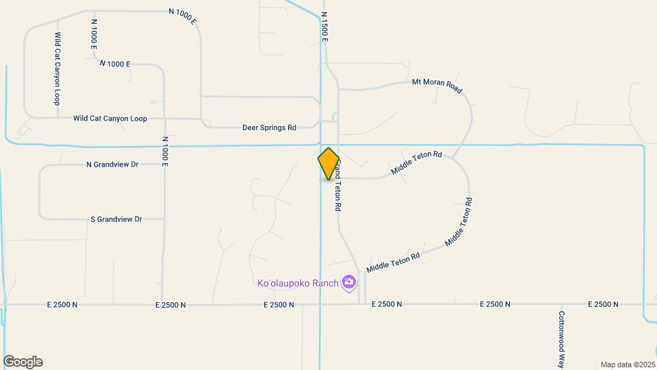 2862 Grand Teton Rd Map and Location Details