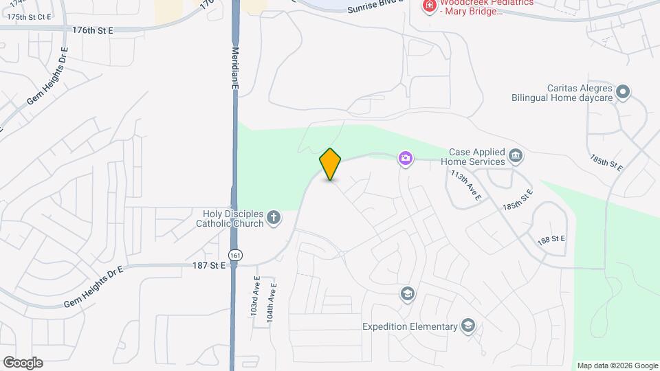 18210 107th Ave E Map and Location Details