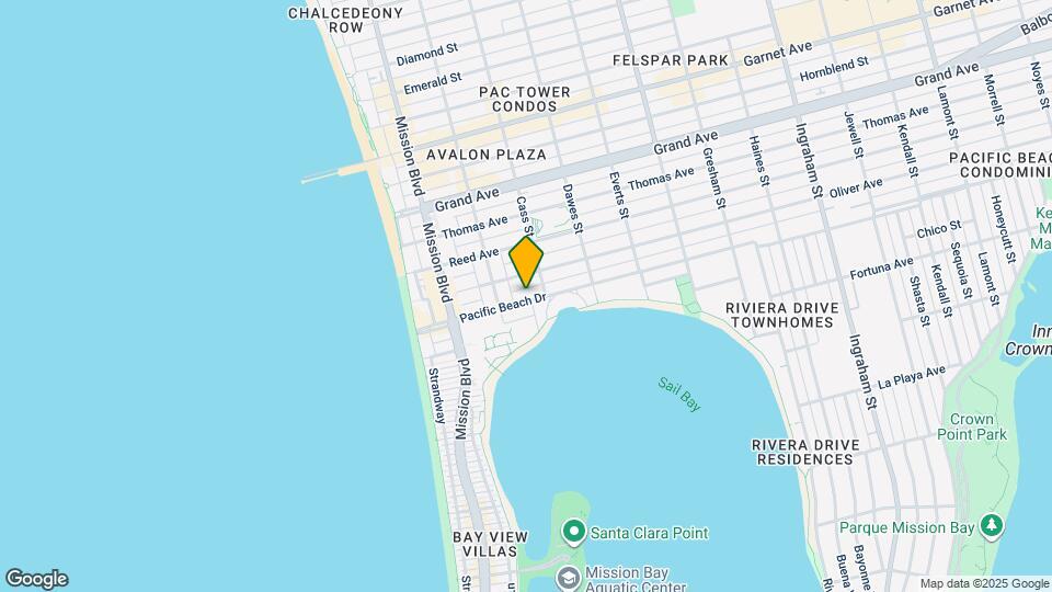 952 Pacific Beach Dr Map and Location Details