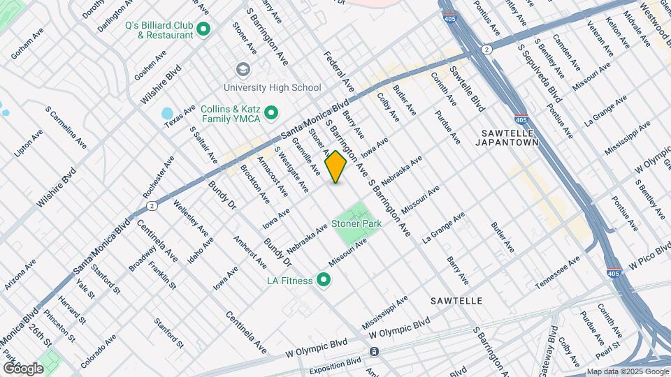 1710 Granville Ave Mapa y Detalles de la Ubicación