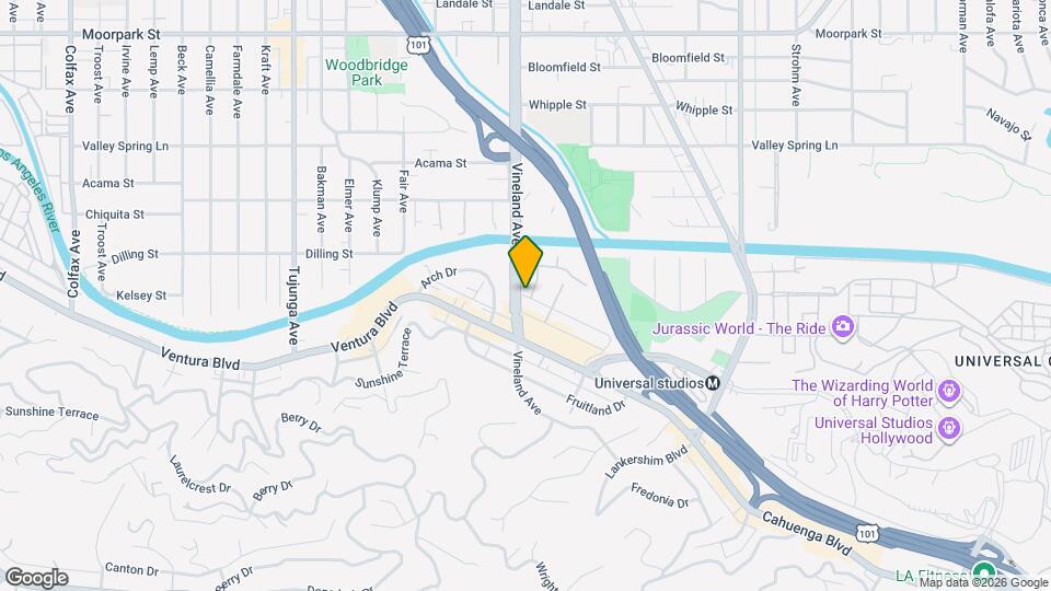 Archstone Studio City Map and Location Details