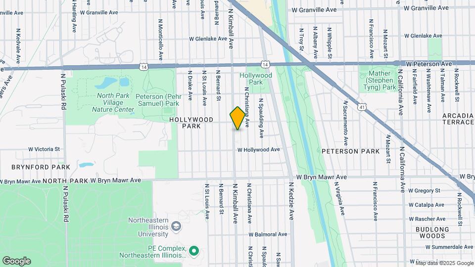 5735 N Kimball Ave Map and Location Details