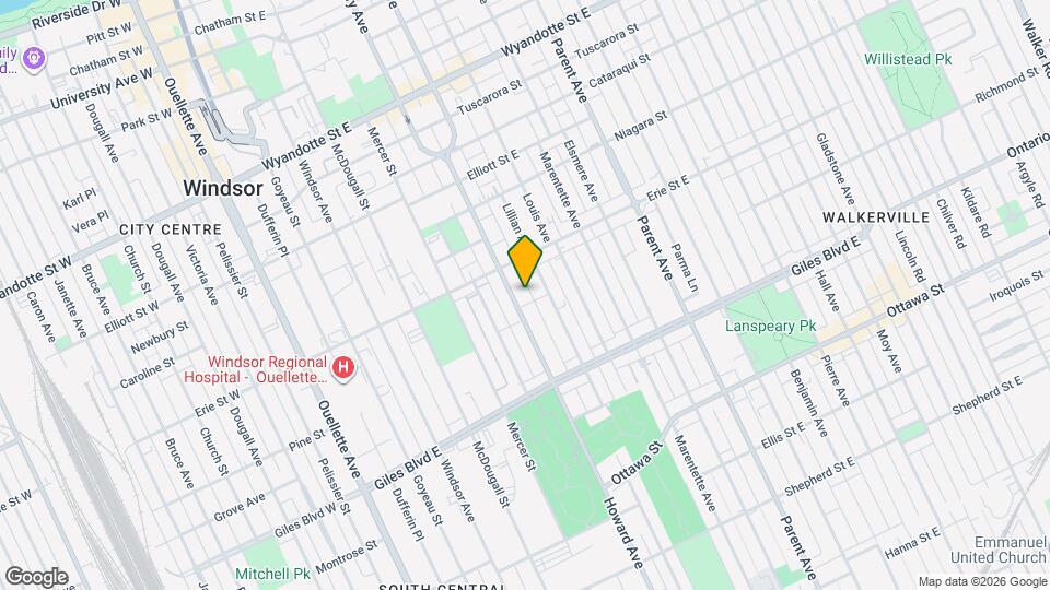 1062 Howard Ave Mapa y Detalles de la Ubicación