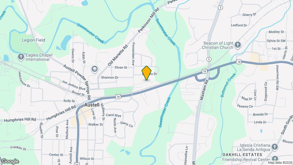 2501 Washington St, Unit 2501 Map and Location Details