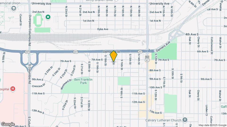 709 S 17th St Map and Location Details