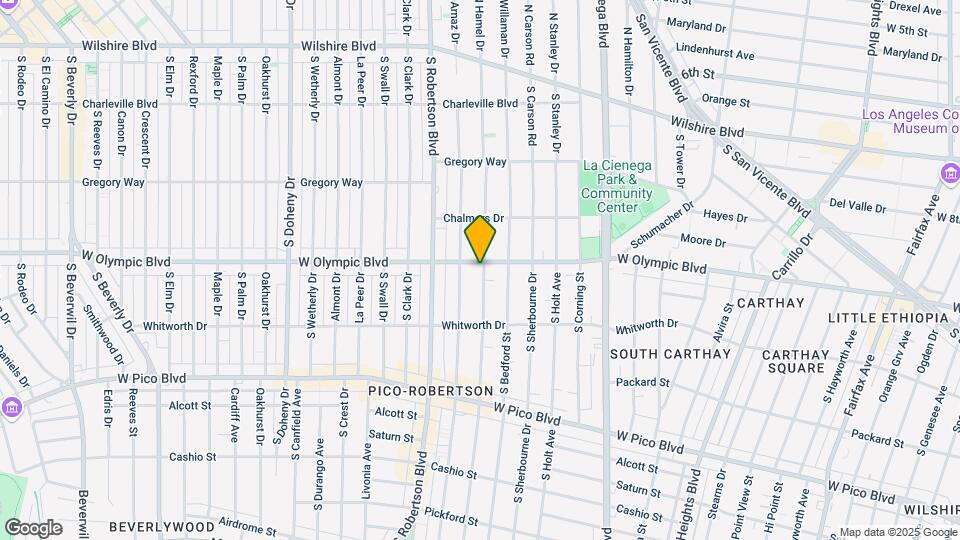 1001 S Shenandoah St Map and Location Details
