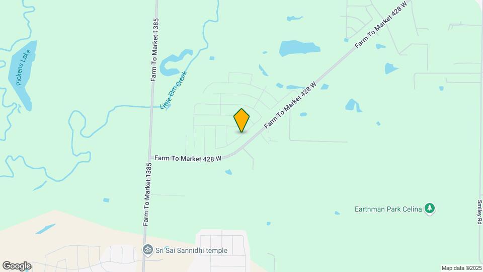 6204 Mulberry Creek Ln Map and Location Details