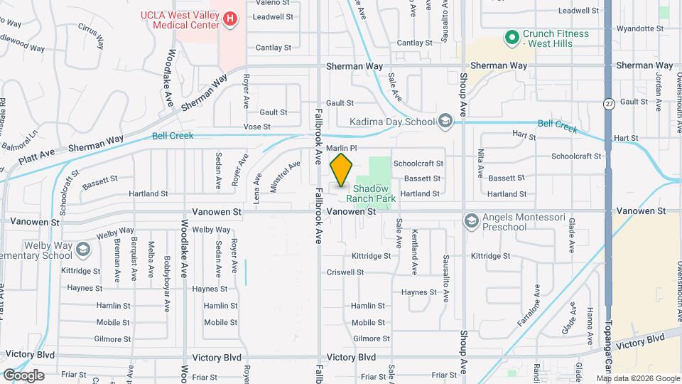 6828 Ponce Ave Map and Location Details