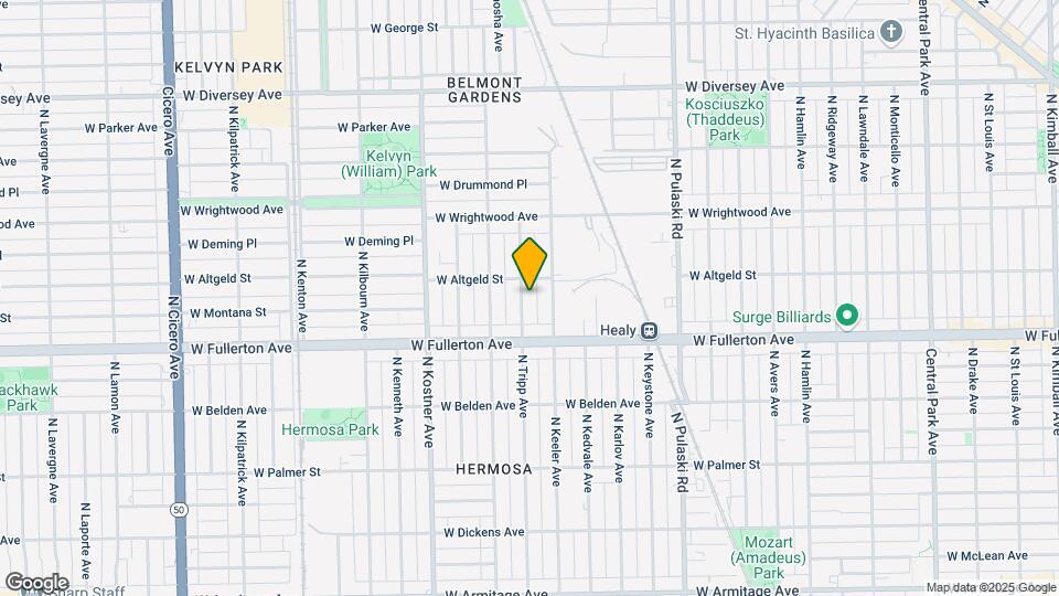 2441 N Tripp Ave, Unit 1 Map and Location Details
