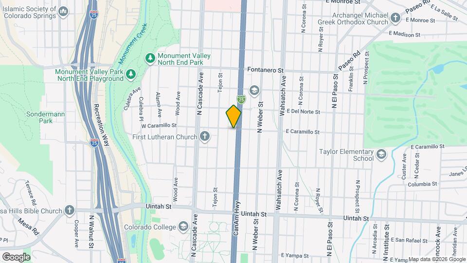 1532 N Nevada Ave Map and Location Details