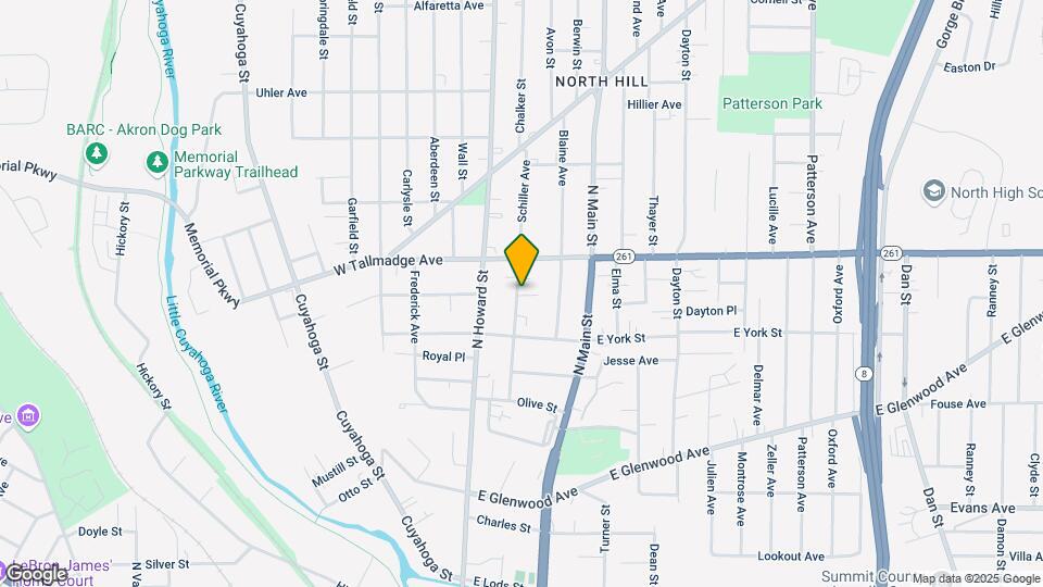 583 Schiller Ave Map and Location Details