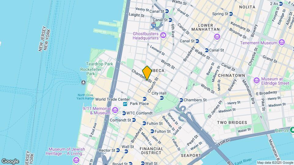122 Chambers St Mapa y Detalles de la Ubicación