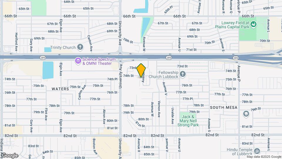 7404 Avenue X Map and Location Details