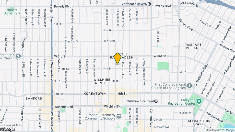 350 S Alexandria Ave Mapa y Detalles de la Ubicación