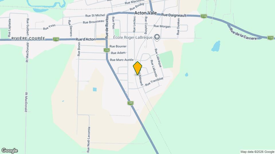 401 Ménard Rue Map and Location Details