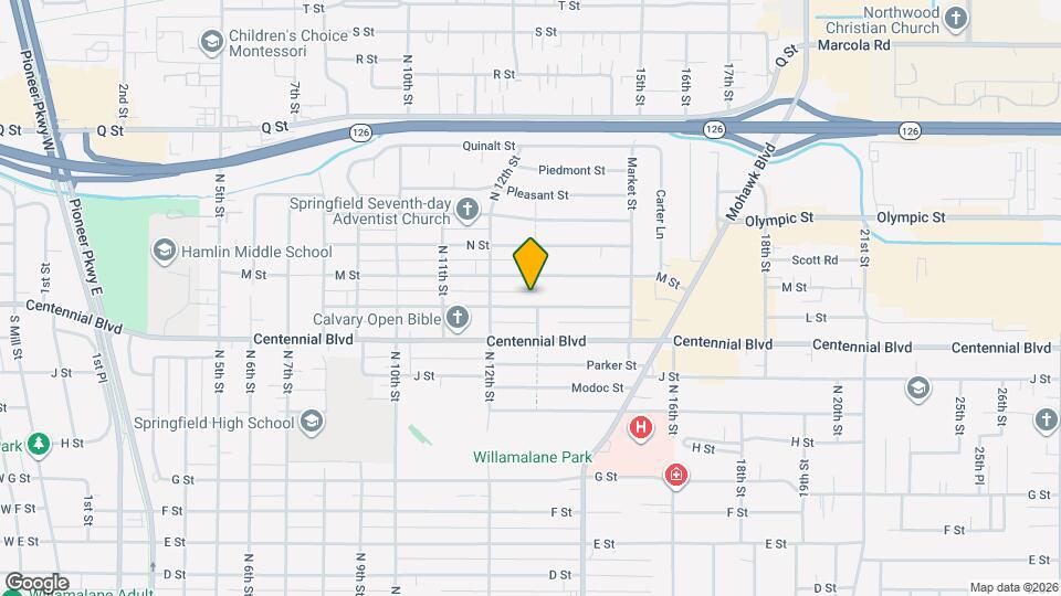 1280 L St Mapa y Detalles de la Ubicación