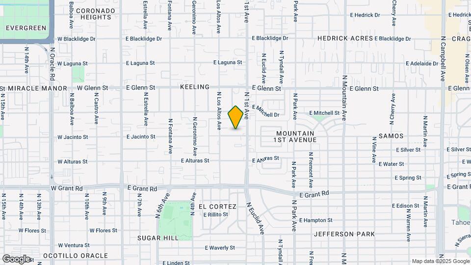 611 E Jacinto St Map and Location Details