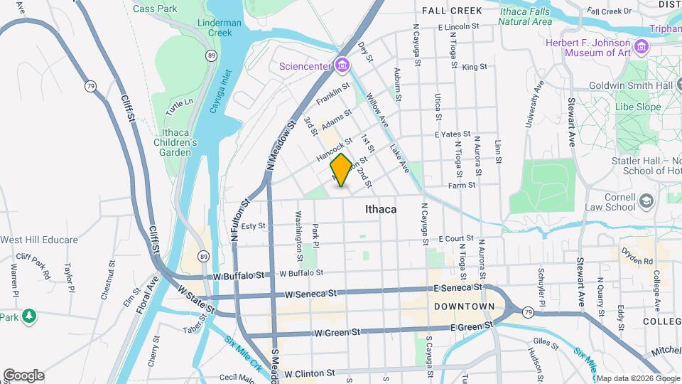 410 Cascadilla St Map and Location Details