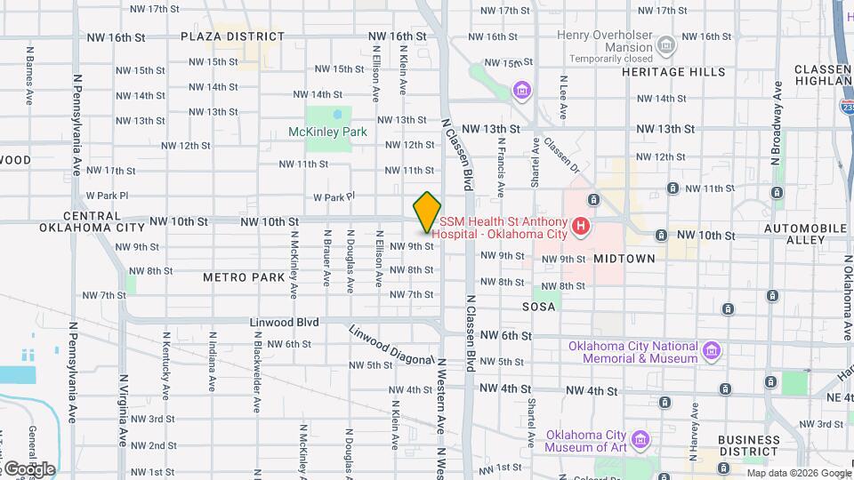 1115 NW 9th St Map and Location Details