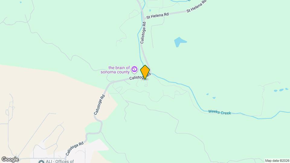 2320 Calistoga Rd Map and Location Details